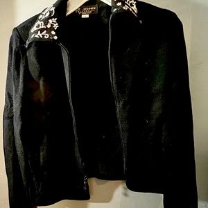 Saint John Collection by Marie Gray zip up sweater